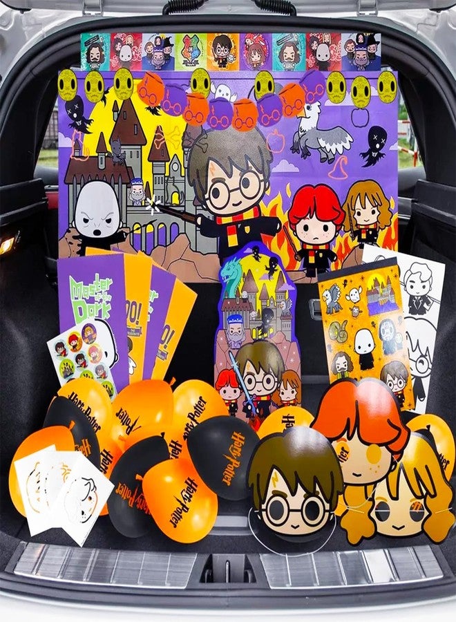 هاري بوتر مجموعة زينة حفلات هاري بوتر - باقة هدايا الحفلات، ملصق، بالونات، لافتات، والمزيد | طقم زينة حفلات بطابع هاري بوتر - Image 5